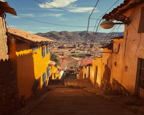 neighborhood walk after work in Peru