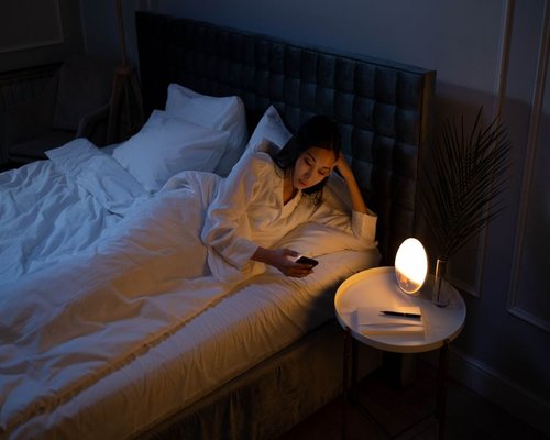 quiet evening routine at home after a regular day